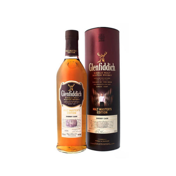 Glenfiddich Malt Master's Edition Sherry Cask Single Malt Scotch Whisky, Highlands, Scotland - 700ml